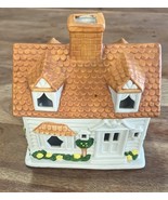 Partylite Tea Lite Candle Holder Retired Village House Cape Cod Vintage 90s - $243.78 MXN
