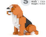 Beagle Dog Mini Sculptures (JEKCA Lego Brick) DIY Kit - $39.00