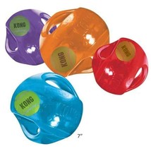 Large Dog Toy Jumbler Ball Shaped Tennis ball inside 2-in-1 Squeaker Colors Vary - £24.49 GBP