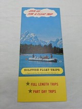 Vintage Solitude Float Trips National Park Service Brochure - $26.72