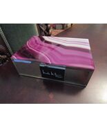 Nicole Miller  Large Designer PURPLE AND MIRROR Jewelry / Vanity Box 8X6... - $71.28