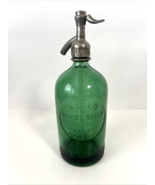 Vtg Green Seltzer Soda Bottle Argentina DANIEL BELLO BUENO AIRES 1 Liter - $118.80