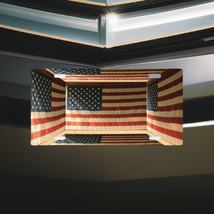 American Flag 3D Illusion Vanity License Plate - $19.00+