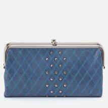 Hobo Lauren Clutch-Wallet in Buffed Leather, Blue Azure, NWT - $119.00