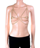 Rhinestone Mesh Cutout Body Chain - $23.95