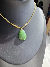 Jade pendant-Hetian green nephrite jade-mint green - £233.77 GBP