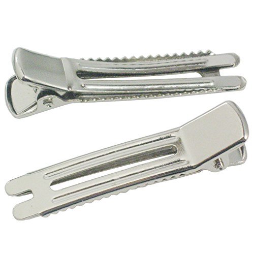 Bluemoona 20 PCS - 48MM 1 3/4" Alligator Teeth Hair Clips Prong cusp Clip Girl H