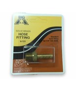 9-721 Solid Brass Hose Barb Fitting Standard for 1/4&quot; I.D Hose - $12.97