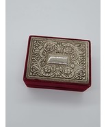 Vintage trinket box, velvet, jewelry, trinket box, home decoration - $276.04 MXN