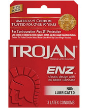 Trojan Enz Non-Lubricated - Box of 3 - $17.99