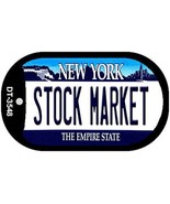 Stock Market New York Novelty Metal Dog Tag Necklace - £12.63 GBP