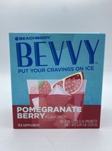 Beachbody Bevvy Pomegranate Berry Tea Supplement 40 Packets -Read Descri... - $18.99