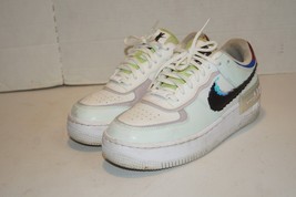 Nike Air Force 1 Pixel Swoosh Shadow SE Green Shoes CV8480-300 Women’s Sz 7.5 - £39.55 GBP