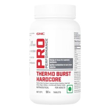 GNC Pro Performance Thermo Burst Hardcore Fat Burner 90 Tablets weight c... - £24.83 GBP