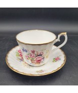 Vintage Royal Sutherland Tea Cup &amp; Saucer Bone China Staffordshire Engla... - $11.87