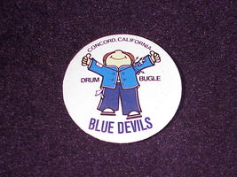 Concord California Blue Devils Drum And Bugle Pinback Button Pin, CA, Calif - £7.01 GBP