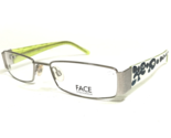 FACE Stockholm Eyeglasses Frames MANTRA 2 PN45 Green Silver Rectangle 53... - $65.29