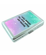 Murder Hopes Dreams Em1 Hip Silver Cigarette Case Id Holder Metal Wallet 4" X 2. - $7.95