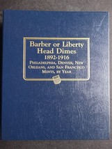 Whitman Barber Dime 1892-1916 Coin Album Book # 1  #9117 - $30.95