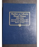 Whitman Barber Dime 1892-1916 Coin Album Book # 1  #9117 - £24.74 GBP