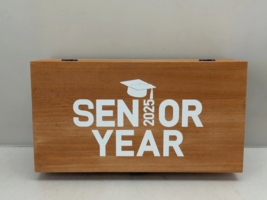 Affrolling Large Graduation Wooden Keepsake Memories Gift Box Senior Yea... - $16.65