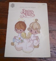 Vintage 1980 Gloria &amp; Pat Precious Moments PM-1 Counted Thread Cross Stitch Book - £12.48 GBP