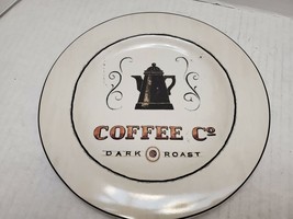 Sakura Coffee Co Break Decorative Plate Stoneware Angela Staehling Dark ... - £6.31 GBP