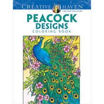 Dover Publications-Creative Haven: Peacock Designs - £12.73 GBP