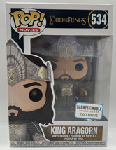 Funko Pop! The Lord of the Rings King Aragorn Barnes &amp; Noble Exclusive #... - £103.53 GBP