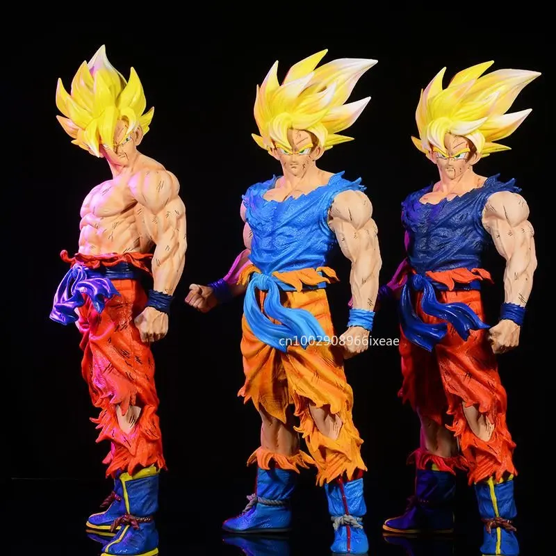 Anime Dragon Ball Z 40CM Figure Majin Vegeta Son Goku Namek Action Figures GK - £69.51 GBP+