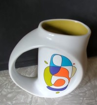 Miam Miam Ring Mélange Unique Coffee Beverage Mug 10oz. Ceramic Abstract... - $21.28