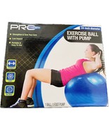 PRO Strength Exercise Ball With Pump 24- Inch Diameter Toning Core Portable - £8.17 GBP