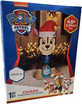 Gemmy Inflatable 4.5ft Paw Patrol Christmas Chase Santa Paws Sack Blow up Decor - £37.73 GBP