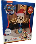 Gemmy Inflatable 4.5ft Paw Patrol Christmas Chase Santa Paws Sack Blow u... - £37.05 GBP