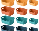 12-Pack Mixed Plastic Storage Bins And Baskets For Efficient Home Classr... - $51.29