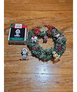 1990 Hallmark Little Frosty Friends Memory Wreath   Ornaments - $20.17 CAD