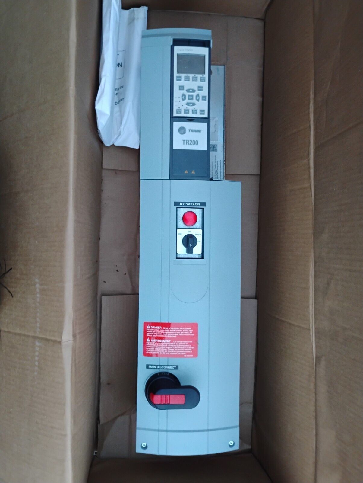Trane Danfoss 174Z5109 TR200 7.5HP HVAC VFD Motor Control Panel 3Ph 460V... - $886.05