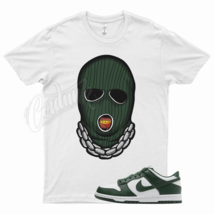 White SKI T Shirt for N Dunk Low Team Green White Spartan Hunter Air - £20.16 GBP+