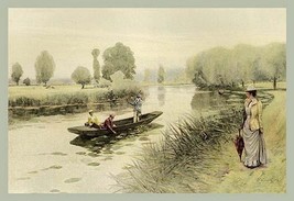 On the Avon Near Stratford by James Leon Williams - Art Print - £17.37 GBP+