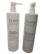 2 Pack Zero% by Gilchrist &amp; Soames SHAMPOO &amp; SHOWER GEL 15oz Hilton Excl... - $44.99
