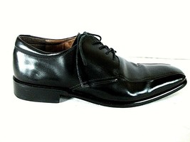 Aston Grey Damon Black Leather Lace Up Oxford Dress Shoes Men&#39;s 8.5 (SM1... - $25.74