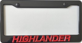 Toyota Highlander 3D Red Script  ABS Plastic License Frame - $364.88 MXN