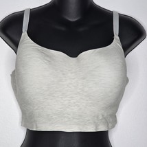 Victorias Secret PINK Bra Bralette Gray Wireless Lightly Lined L - DD Large - $14.99