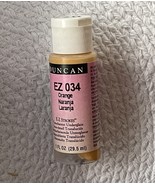Duncan Ez 034 Orange Ceramic Glaze E-Z Strokes 1oz - $2.00