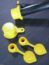 2-Pack Blitz Spout Caps +2 Free Yellow Gas Can Vents Worth $4.99 Blow Out Sale!! - £10.59 GBP