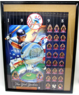 RARE NY YANKEES  WORLD SERIES CHAMPIONS 1998 Official Roster 8/1/98 - £21.82 GBP