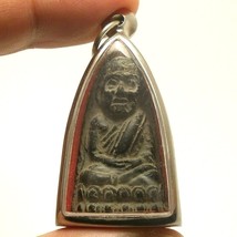 LUANG POO THUAD LP TUAD THAI STRONG PROTECTION BUDDHA AMULET LUCKY RICH ... - $70.06