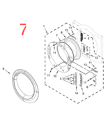 Whirlpool Dryer Glass W10823368 - $104.38 CAD