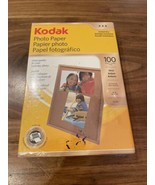 Kodak Photo Paper 4 x 6 Gloss 100 Sheets Instant Dry New Sealed - £5.41 GBP