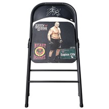 Brock Lesnar Signed WWE Wrestling Steel Chair JSA UFC MMA Autograph Memorabilia - £1,172.44 GBP